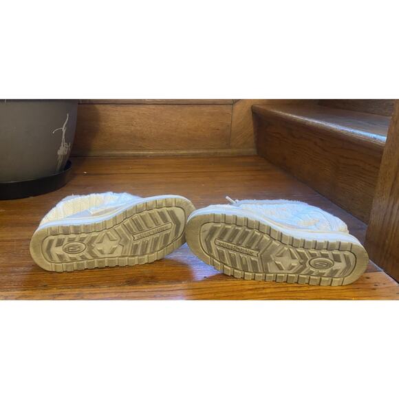 Skechers Sweater Trending Slouch Boots Women’s 7 White Suede Leather Winter - Picture 6 of 6